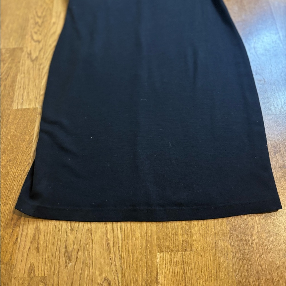 Vintage 90s Maggy London Black Beaded Knit Dress – Size 14 (Fits M/L) wool blend - Picture 8 of 13